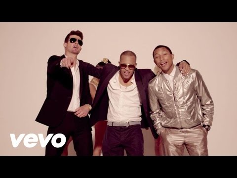 Robin Thicke - Blurred Lines ft. T.I., Pharrell (Official Music Video)