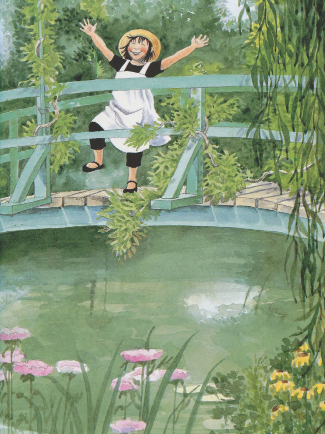 Linnea i målarens trädgård